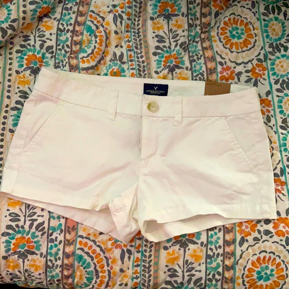 American Eagle White Shorts